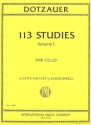 113 Studies vol.1 (nos.1 -34) for cello