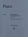 12 Capricci op.25 f�r Violoncello solo