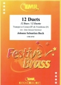 12 Duets for trumpet or cornet and trombone 2 scores