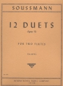 12 Duets op.53 for 2 flutes score