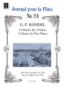 12 Duette f�r 2 Fl�ten nach einer Ausgabe von 1739