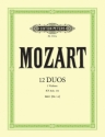 12 Duos KV Anh.152 Band 1 (Nr.1-4) f�r 2 Violinen Stimmen