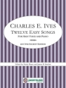12 easy Songs for high voice and Piano score