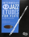 12 intermediate Jazz Etudes (+CD) for flute