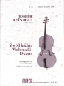 12 leichte Duette Band 1 (Nr.1-7) f�r 2 Violoncelli 2 Spielpartituren
