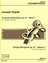 12 leichte Streichtrios op.21 Band 1 (Nr.1-6) f�r 2 Violinen und Viola Stimmen