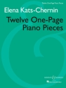 12 One-Page Piano Pieces f�r klavier