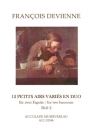 12 petits airs vari�s en duo Band 2 (Nr.7-12) f�r 2 Fagotte Partitur und Stimmen