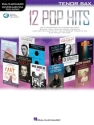 12 Pop Hits (+audio online): for tenor saxophone