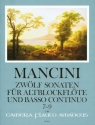 12 Sonaten Band 3 (Nr.7-9) f�r Altblockfl�te (Oboe, Fl�te) und Bc