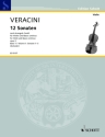 12 Sonaten nach Corellis op. 5 Band 1 f�r Violine und Basso continuo (Klavier, Cembalo), Violoncello ad libi