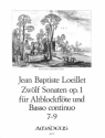 12 Sonaten op.1 Band 3 (Nr.7-9) f�r Altblockfl�te und Bc