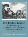 12 Sonaten op.3 Nr.1-3 Band 1 f�r Altblockfl�te (Fl�te/Oboe) und BC Morgan, Yvonne,  ed