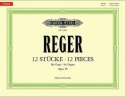 12 St�cke (12 Pieces) op. 59 f�r Orgel (Text in dt/en)