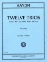 12 Trios vol.2 (nos.7-12) for 2 violins and viola 3 parts