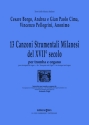 13 CANZONI STRUMENTALI MILANESI DEL 17. SECOLO FUER TROMPETE UND ORGEL