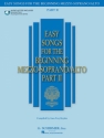 Easy Songs for the beginning Mezzosoprano/Alto vol.2 (+CD) for mezzosoprano/alto and piano