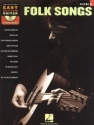 Folk Songs (+CD): for easy rhythm guitar playalong vol.10 (in tablature)