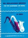 30 Selected Duets For Two Saxophones Or Oboes 2 Saxophone