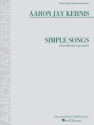 Simple Songs  for soprano and piano