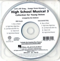 Let's all Sing Songs( HighSchoolMus.3 )Perf./AccCD Chor CD