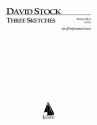 David Stock, 3 Sketches for Vioin Duo 2 Violins Buch