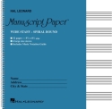 Wide Staff Wirebound Manuscript Paper Aqua Cover  Buch