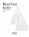 Reza Vali, Kord for Solo Cello: Calligraphy No. 9 Cello Buch
