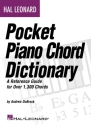 Hal Leonard Pocket Piano Chord Dictionary Klavier Buch
