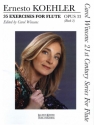 Ernesto Khler, 35 Exercises For Flute Opus 33 - Book 2 Flute Buch