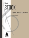David Stock, Eighth String Quartet Streichquartett Partitur + Stimmen