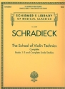 The School of Violin-Technics Books 1-3 and complete Scale Studies for violin