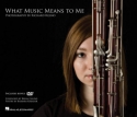 What Music Means to Me  Buch + DVD