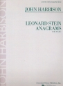 Leonard Stein Anagrams for piano