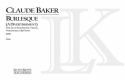 Claude Baker, Burlesque Alto Saxophone Buch