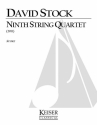 David Stock, Ninth String Quartet Streichquartett Partitur + Stimmen