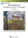 25 Spirituals Arranged by Harry T. Burleigh Low Voice Buch + CD
