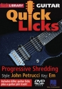 Progressive Shredding - Quick Licks Gitarre DVD