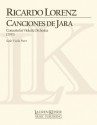 Canciones de Jara: Concerto Viola and Orchestra Stimme