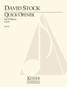 David Stock, Quick Opener for 14 Players Mixed Ensemble Buch