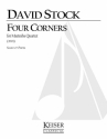 David Stock, Four Corners for Marimba Quartet Marimba Quartet Buch