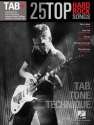 TAB+ - 25 Top Hard Rock Songs for guitar Songbook