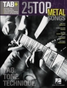Tab - 25 Top Metal Songs - Tab. Tone. Technique Gitarre Buch