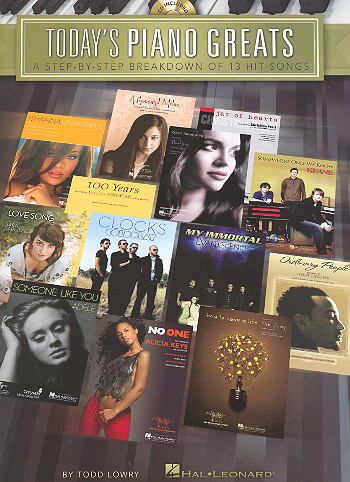 Today's Piano Greats (+CD): for piano/vocal/guitar