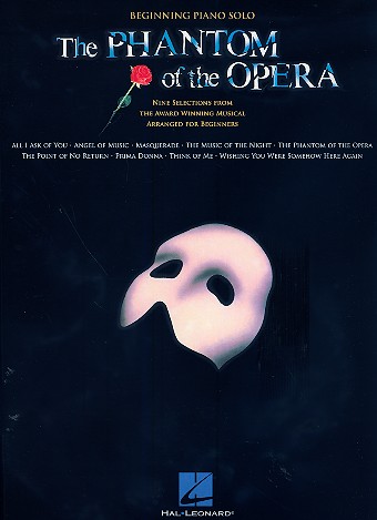 The Phantom of the Opera: for beginning piano