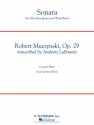 Robert Muczynski, Sonata for Alto Saxophone, Op. 29 Concert Band Partitur + Stimmen