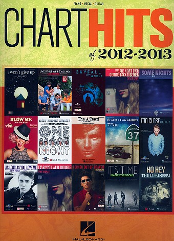Chart Hits of 2012-2013 songbook piano/vocal/guitar