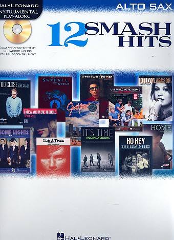 12 Smash Hits (+CD): for alto saxophone