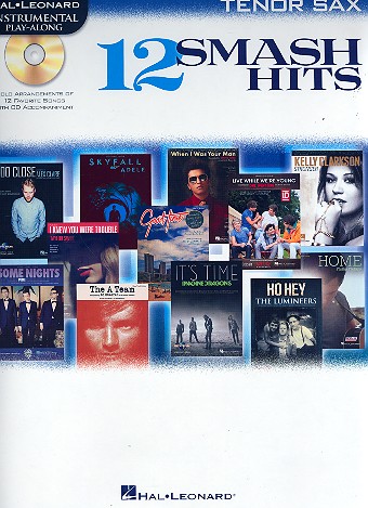 12 Smash Hits (+CD): for tenor saxophone