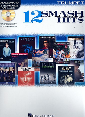 12 Smash Hits (+CD): for trumpet